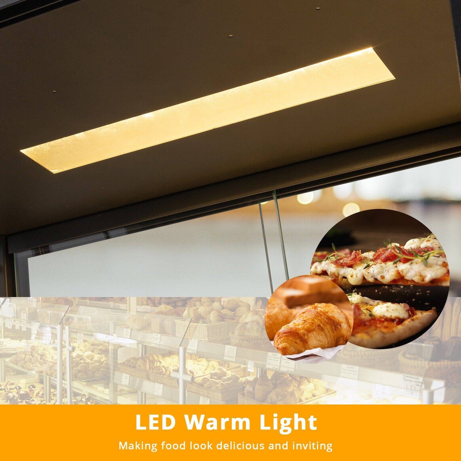 LED Warm Light  
Making food look delicious and inviting