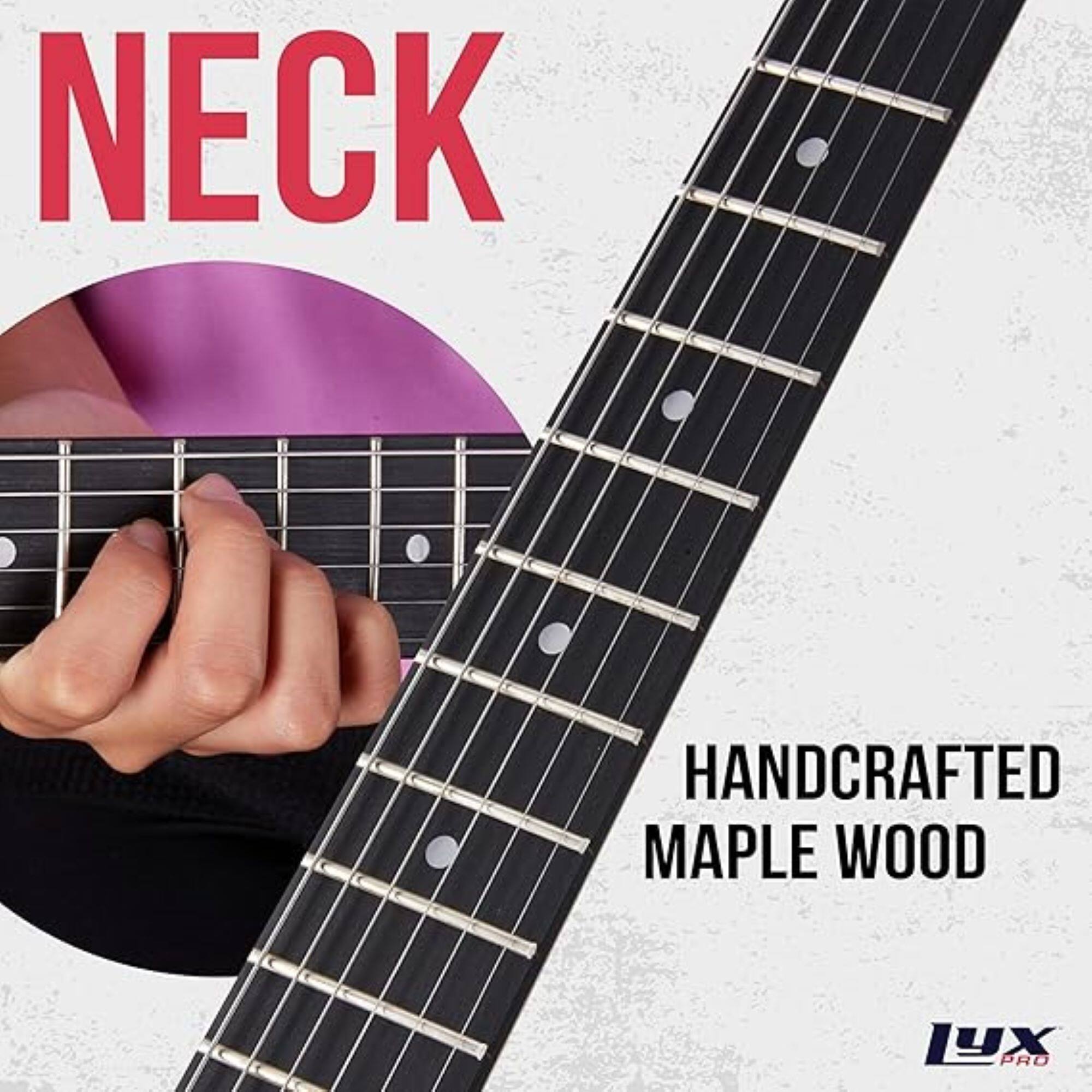 NECK, HANDCRAFTED MAPLE WOOD, LYX PRO