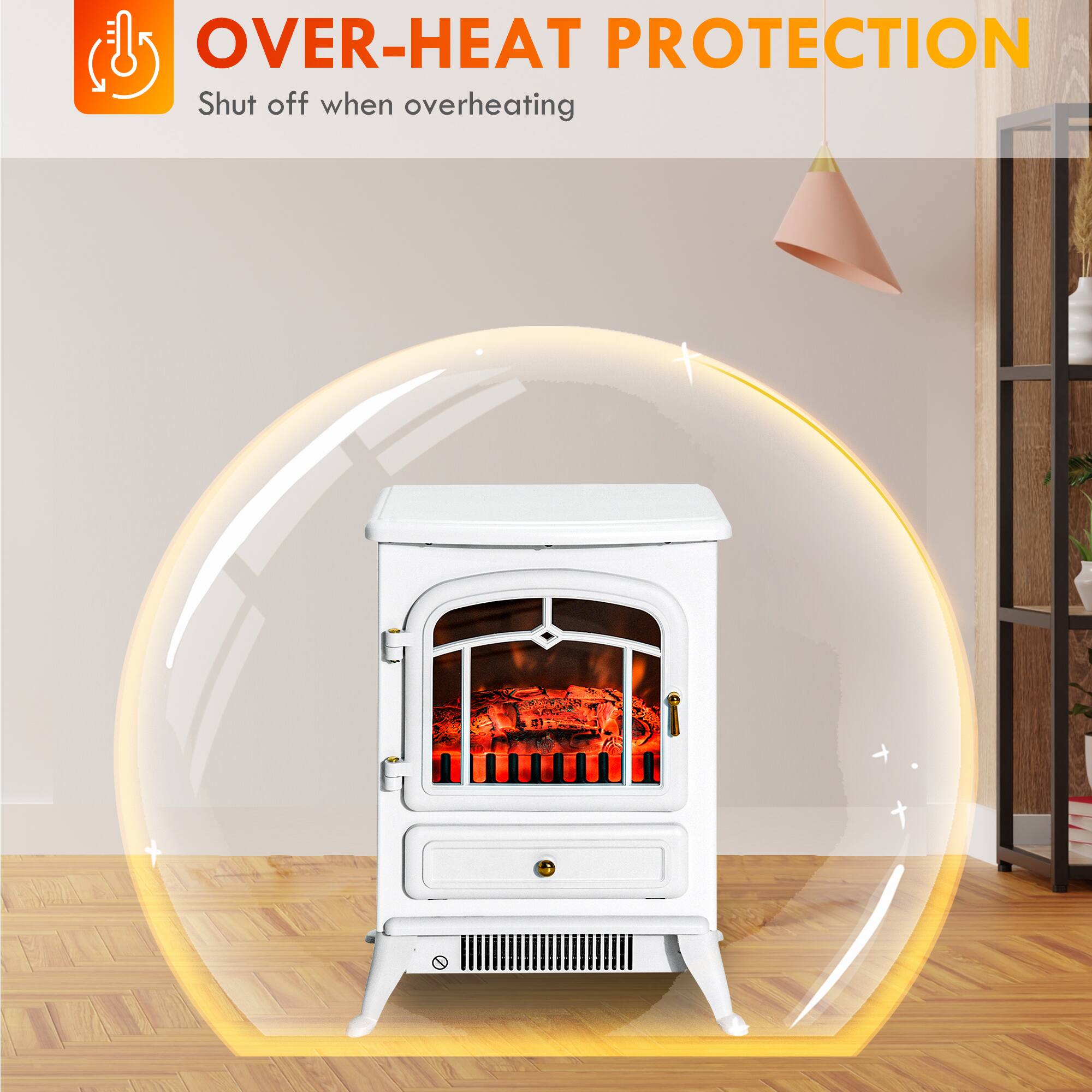 OVER-HEAT PROTECTION  
Shut off when overheating