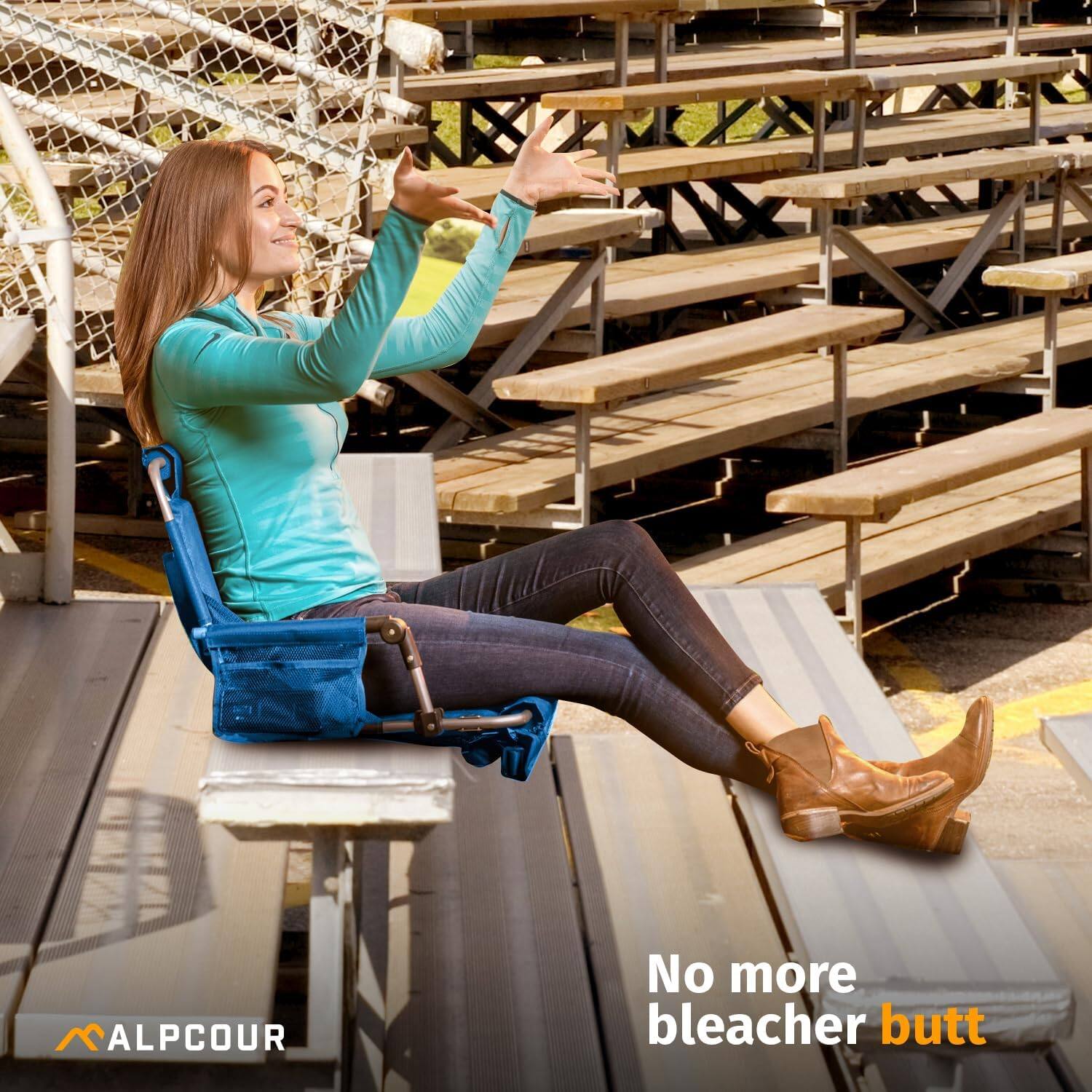 ALPCOUR  
No more bleacher butt