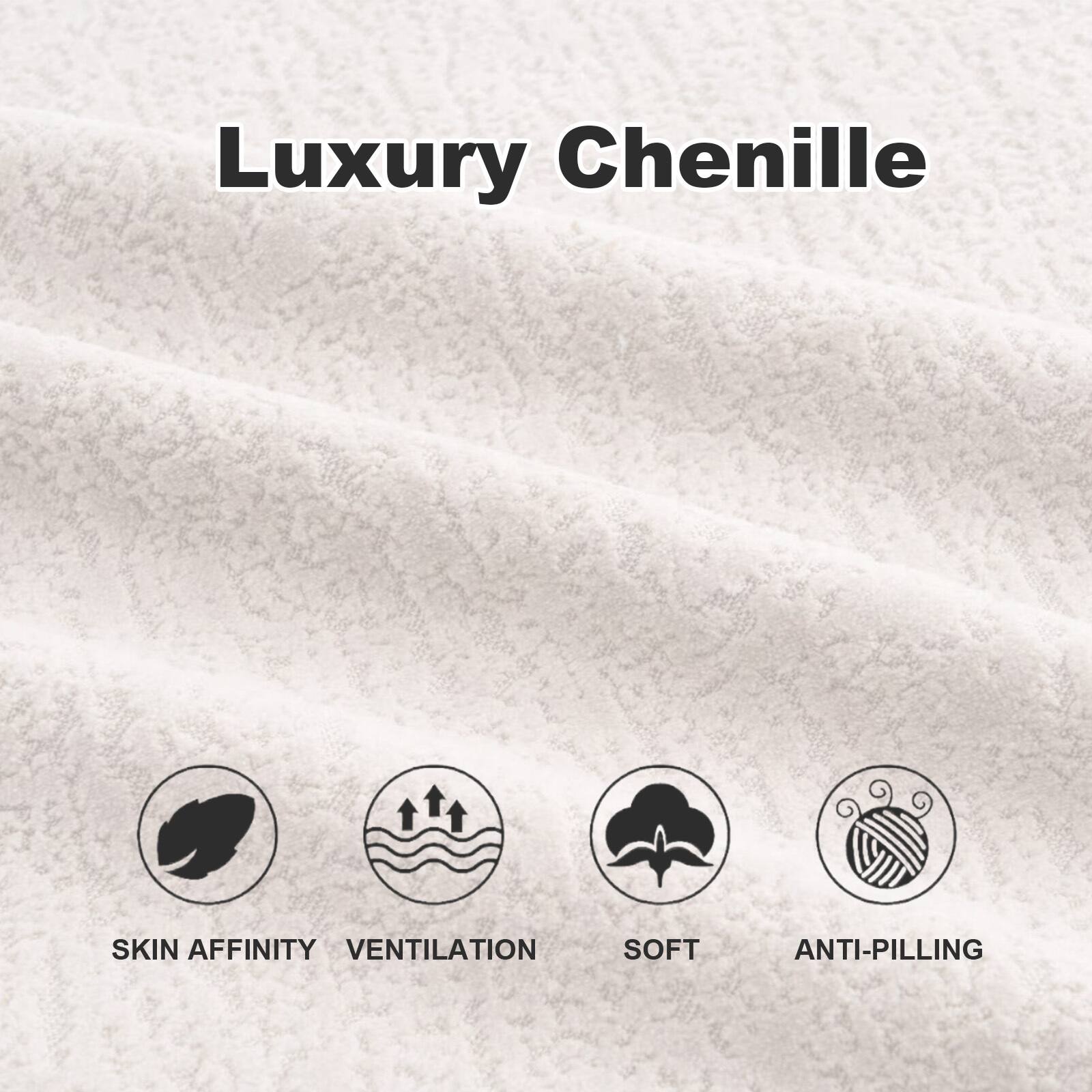 Luxury Chenille

- SKIN AFFINITY
- VENTILATION
- SOFT
- ANTI-PILLING