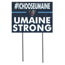 Jardine - Maine Black Bears 18'' x 24'' I Chose Lawn Sign - Navy