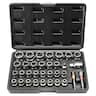 VEVOR - Bolt Extractor Set, 29-Piece Bolt and Nut Remover Set, 6mm to 10mm, 13/32" to 3/4", CR-MO Steel Extraction Socket Set - Silver,Black
