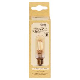 FEIT ELECTRIC - T10 E26 (Medium) LED Bulb Amber 40 Watt Equivalence 1 pk