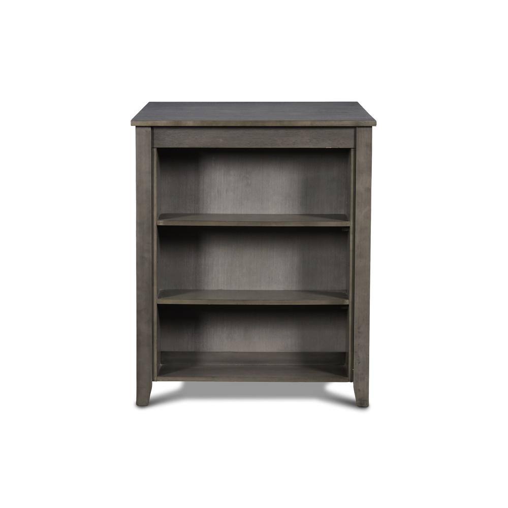 Alt View 3. New Classic Furniture - Furniture Gia Solid Wood Counter Table 2 Chairs in Gray - Gray.
