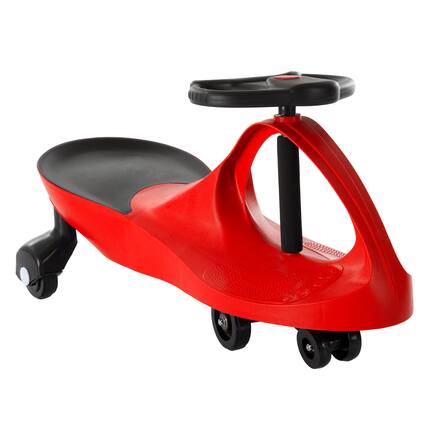 Front. Lil Rider - Wiggle Car for Ages 3 and Up - Twist, Wiggle, and Go (Red).