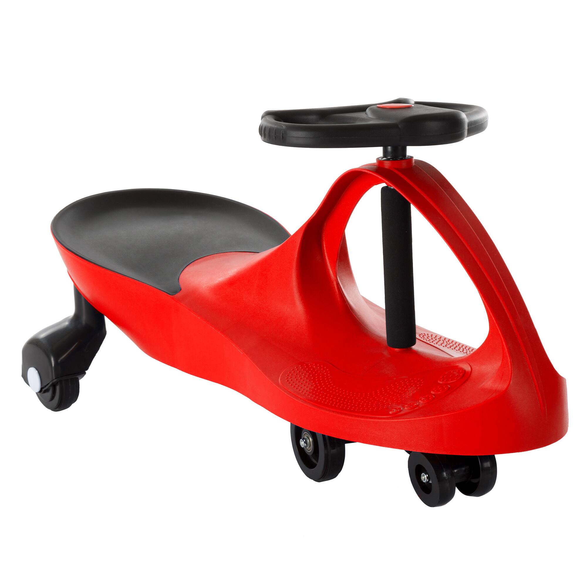 Front. Lil Rider - Wiggle Car for Ages 3 and Up - Twist, Wiggle, and Go (Red).