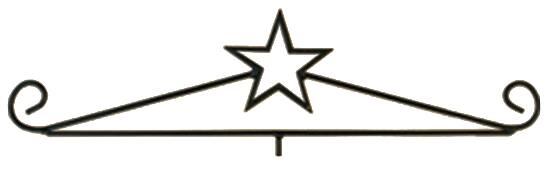 BreeBe - Star Calendar Hook - Black