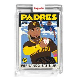 MLB Topps Project70 Card 61 | 1986 Fernando Tatis Jr. by Keith Shore - Yellow
