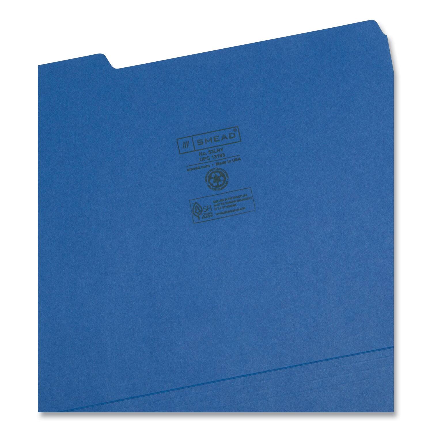 SMEAD  
No. 531  
UPC 13193  
Made in USA  

SFI  
SFI Certified  
SFI 09001-2015  

www.smead.com