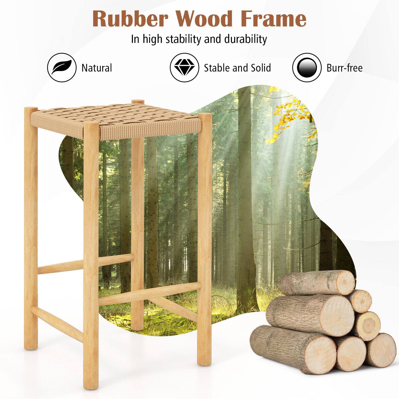 Rubber Wood Frame
In high stability and durability
Natural
Stable and Solid
Burr-free