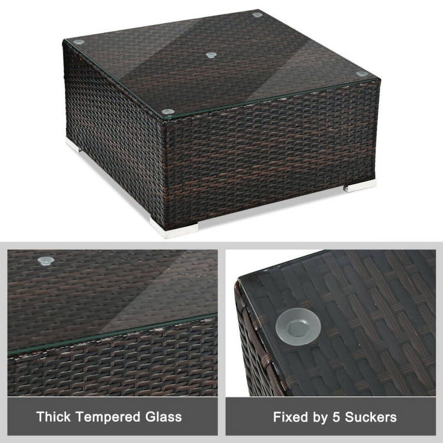 Thick Tempered Glass  
Fixed by 5 Suckers