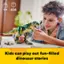 9+ 626 Kids can play out fun-filled dinosaur stories.