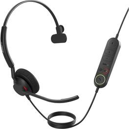 Jabra - ENGAGE 40 Headset - Mono - USB Type C - Wired - 50 Hz to 20 kHz - Over-the-head - Monaural - Supra-aural - 5.25 ft - Unknown