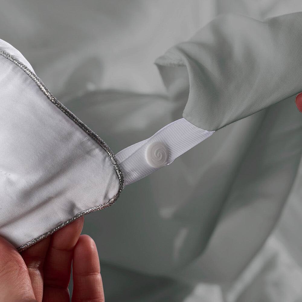 Back. Bedgear - Performance® Duvet & Sham Set - Solid - White, King - White.