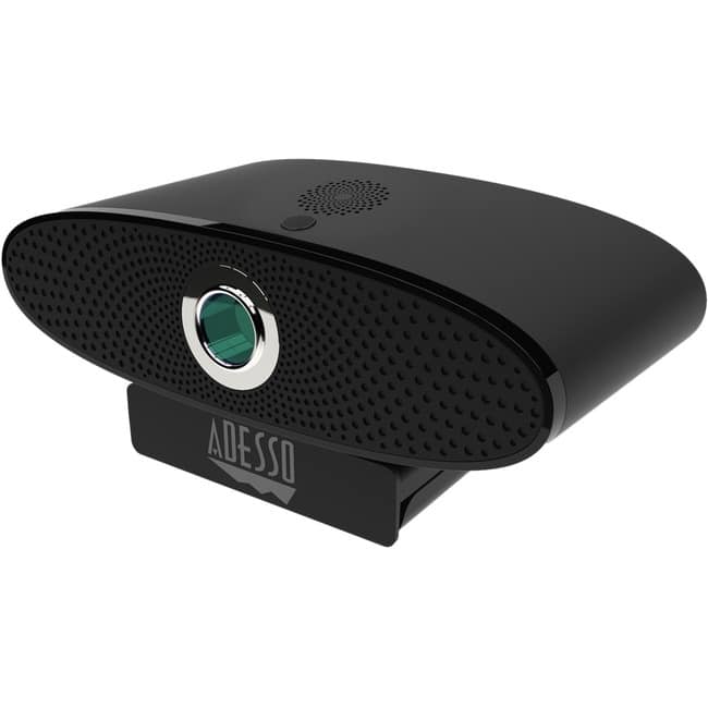 Adesso - CyberTrack C100 Webcam - 8 Megapixel - 30 fps - USB 2.0 - 3840 x 2160 Video - CMOS Sensor - Manual Focus