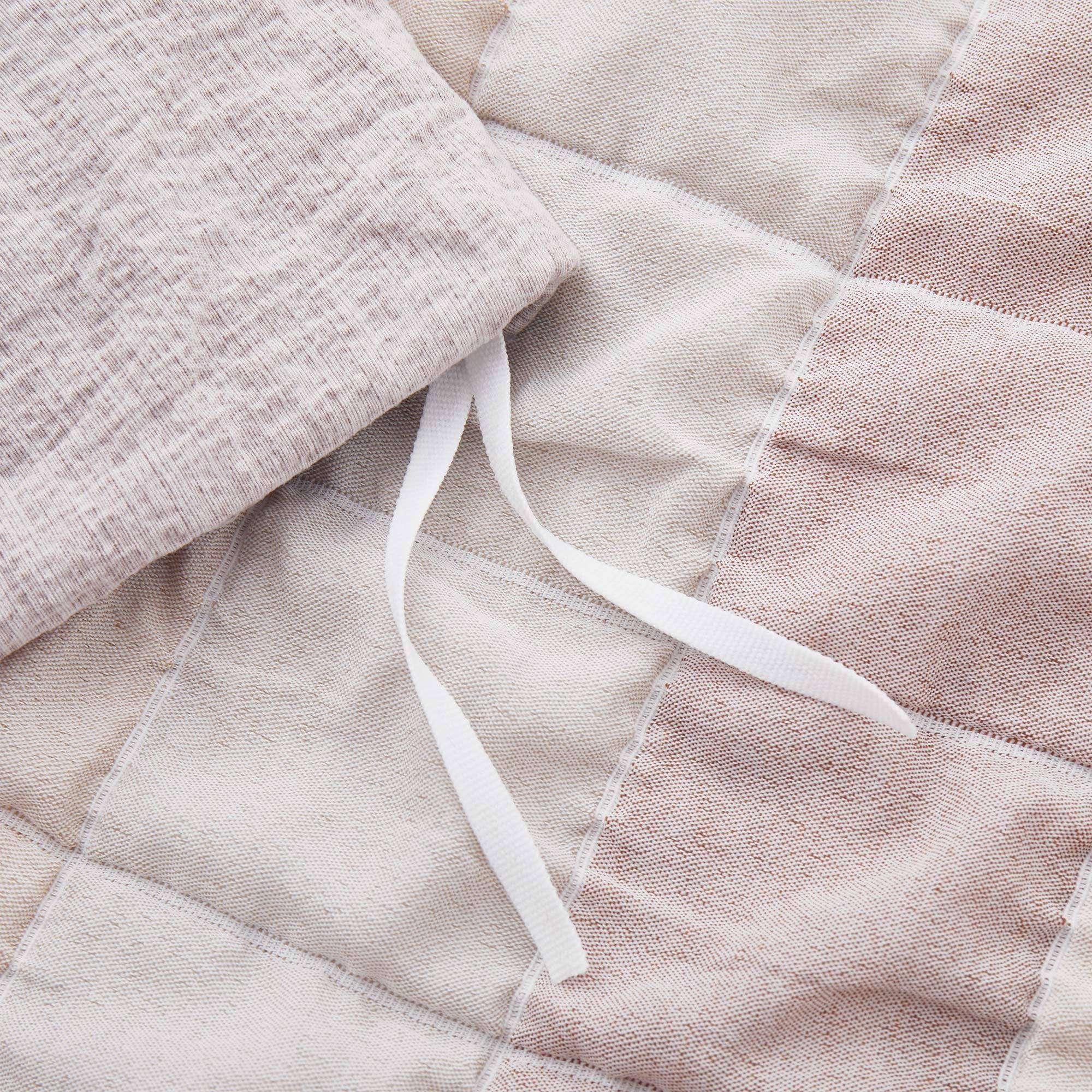 Left. Peace Nest - Peace Nest Textured Geometric Duvet Cover Set with Pillowcases for All Season, Pink, Full/Queen - Pink.