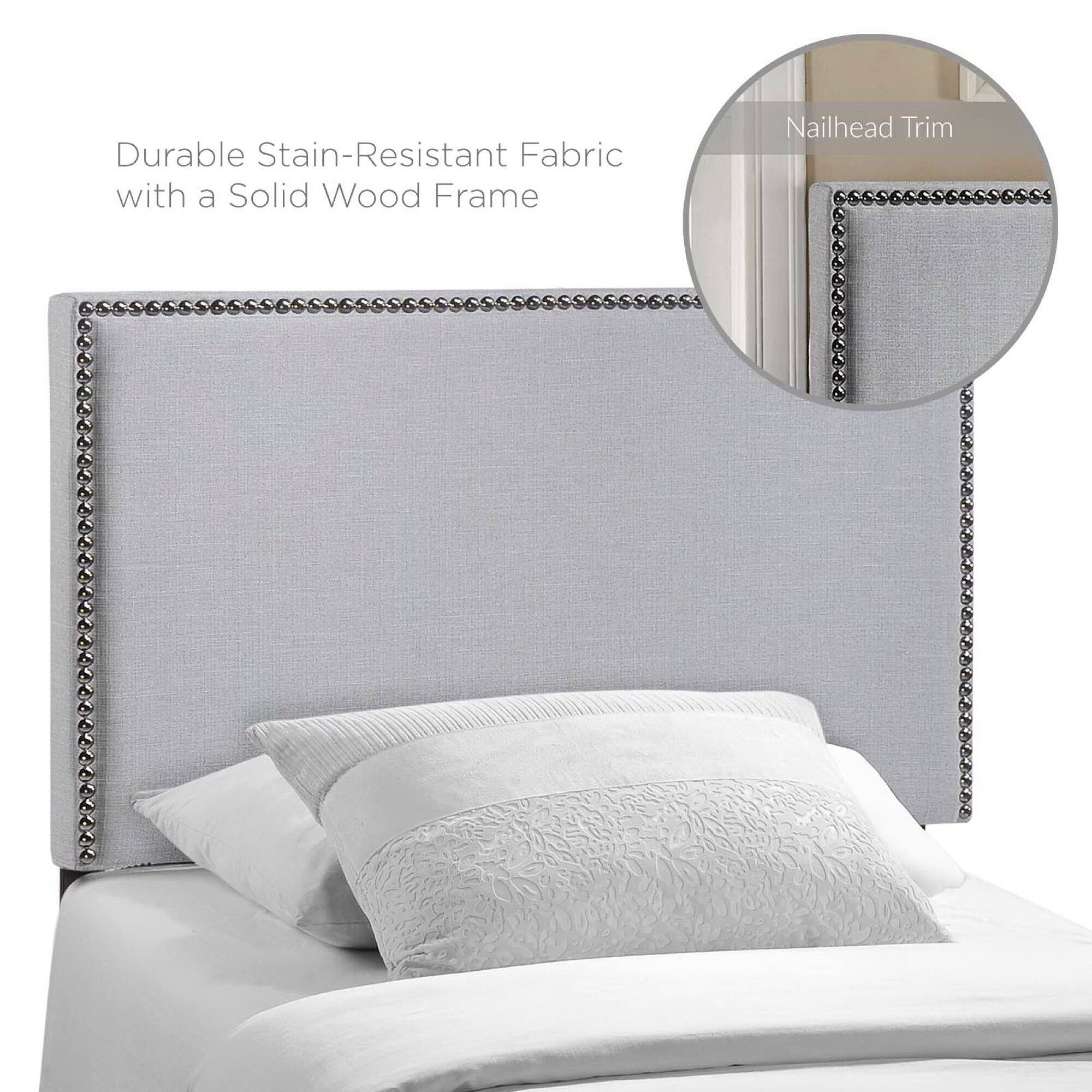 Durable Stain-Resistant Fabric with a Solid Wood Frame

Nailhead Trim
