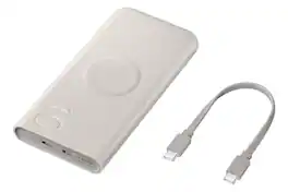 Samsung - EB-U2510 , 10,000mAh, 25W, 2 PORT Wireless Battery Pack BEIGE