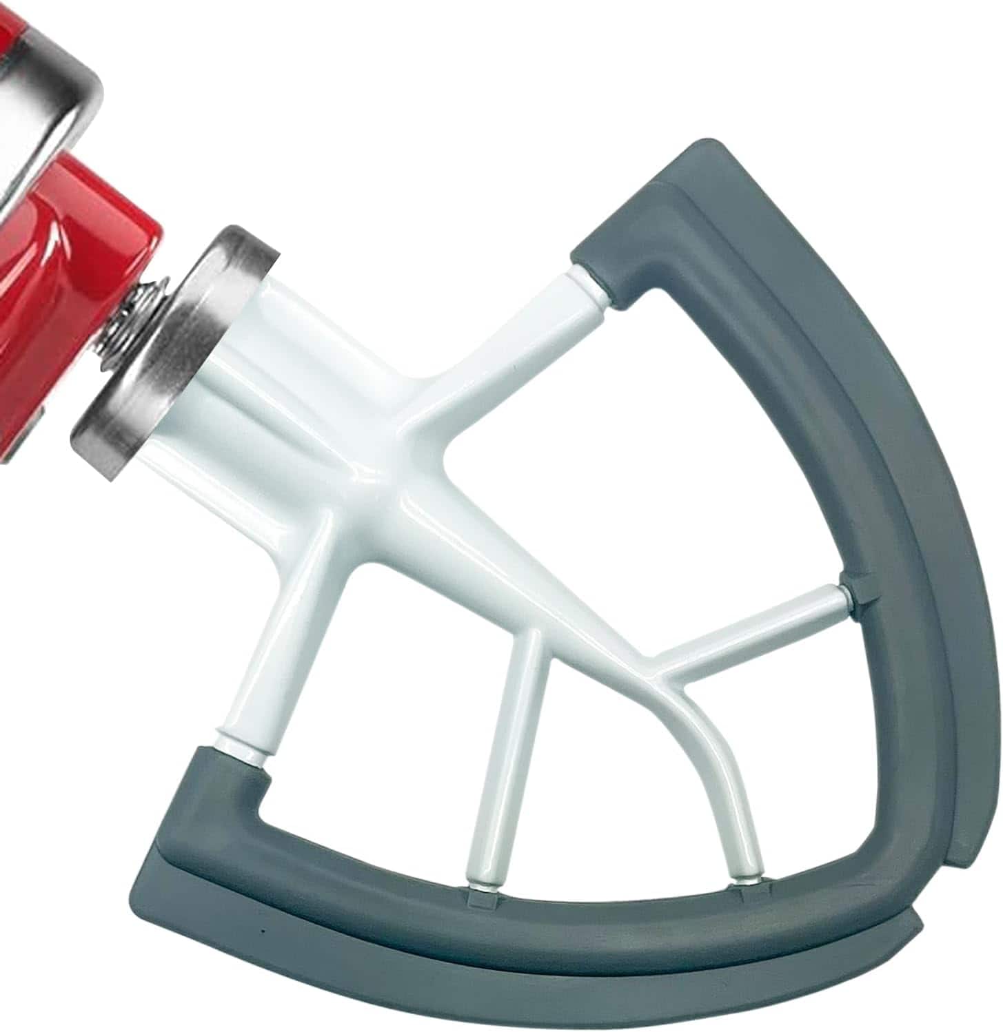 Elechore Depot - Flex Edge Beater for KitchenAid 4.5/5 QT Tilt Head Stand Mixer Kitchen Aid Mixer Accessory,With Silicone Edges For Kitch - Gray