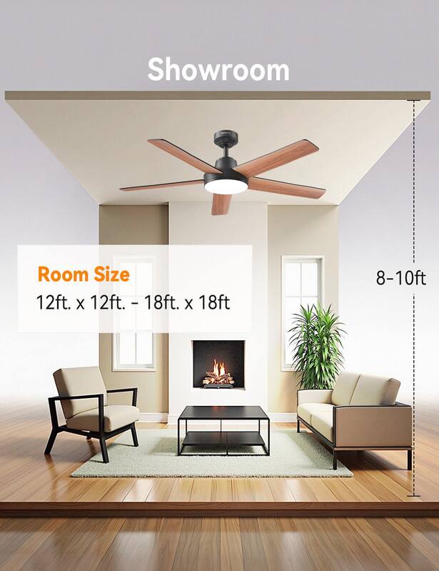 Showroom  
Room Size: 12ft. x 12ft. - 18ft. x 18ft  
8-10ft