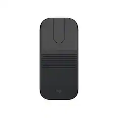 Front. Logitech - Logitech Mobi Fold for Business, Foldable Wireless Mouse with Touch Scroll, Logi Bolt Receiver, Bluetooth - Black.