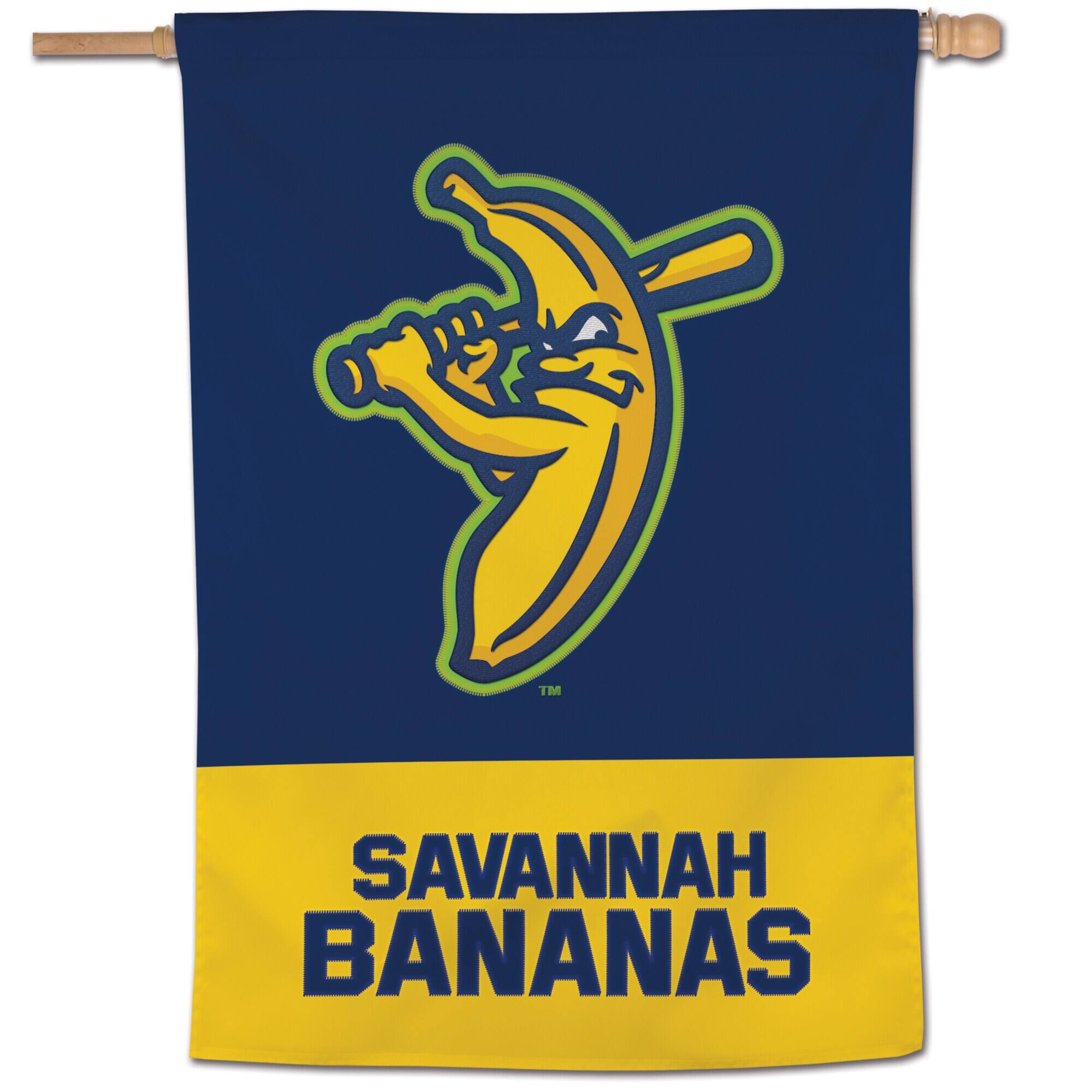WinCraft - Savannah Bananas 28" x 40" Applique Vertical Banner - Multicolor