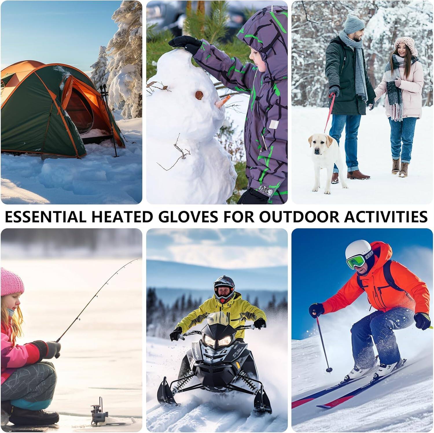 ESSENTIAL HEATED GLOVES FOR OUTDOOR ACTIVITIES