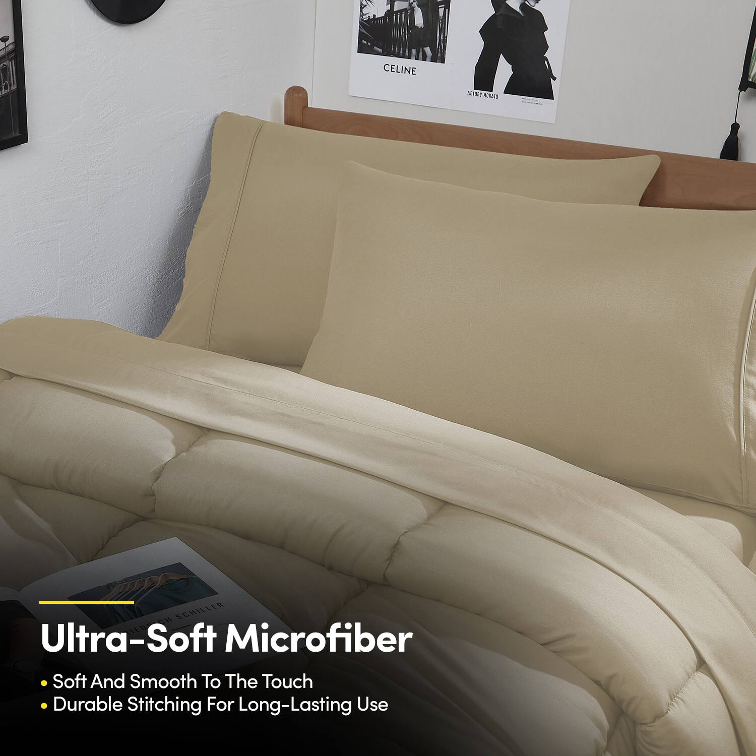Ultra-Soft Microfiber  
- Soft And Smooth To The Touch  
- Durable Stitching For Long-Lasting Use