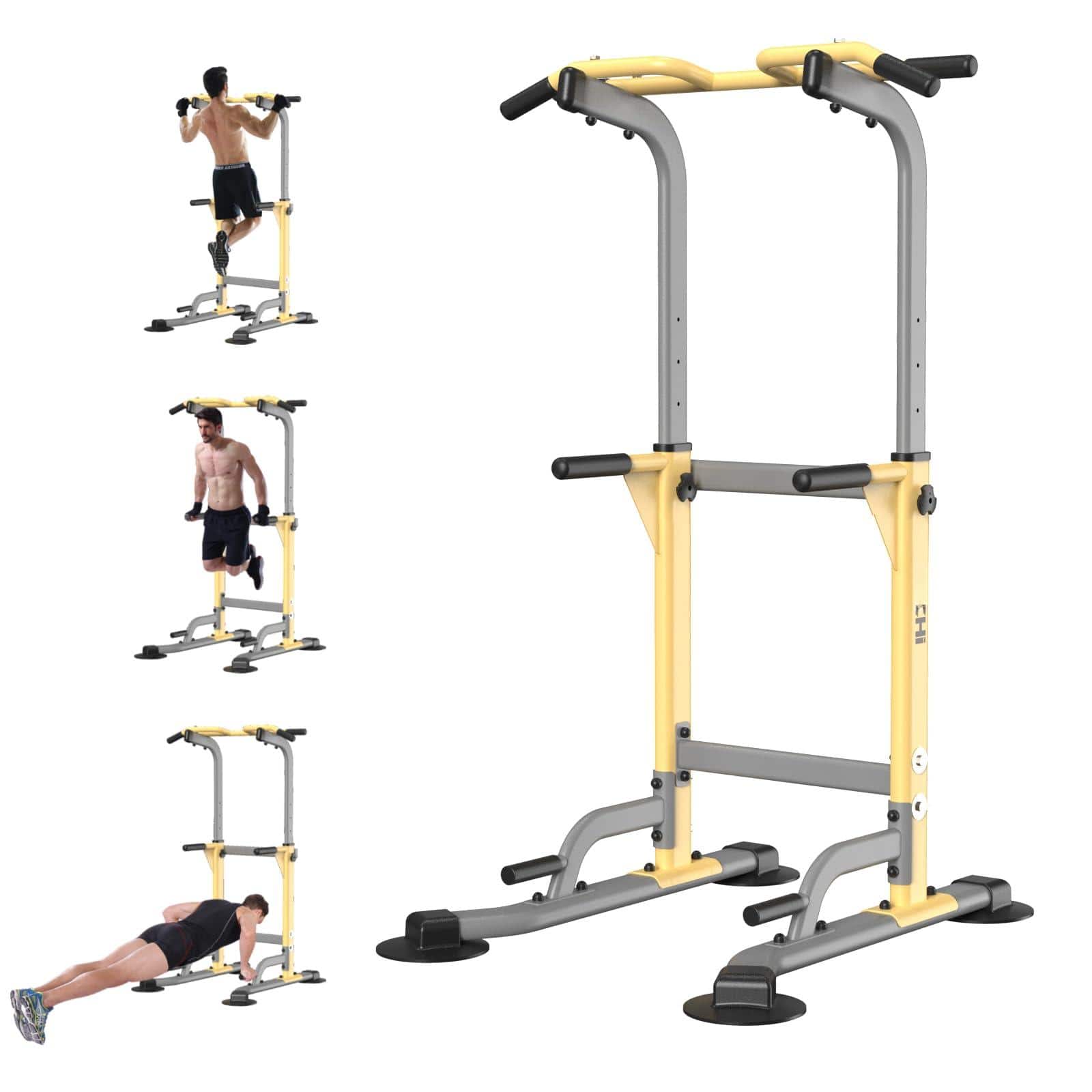 ThinkLink Electronic - Dip Station - Home Gym Strength Pull-ups Dip-ups s - upgrade