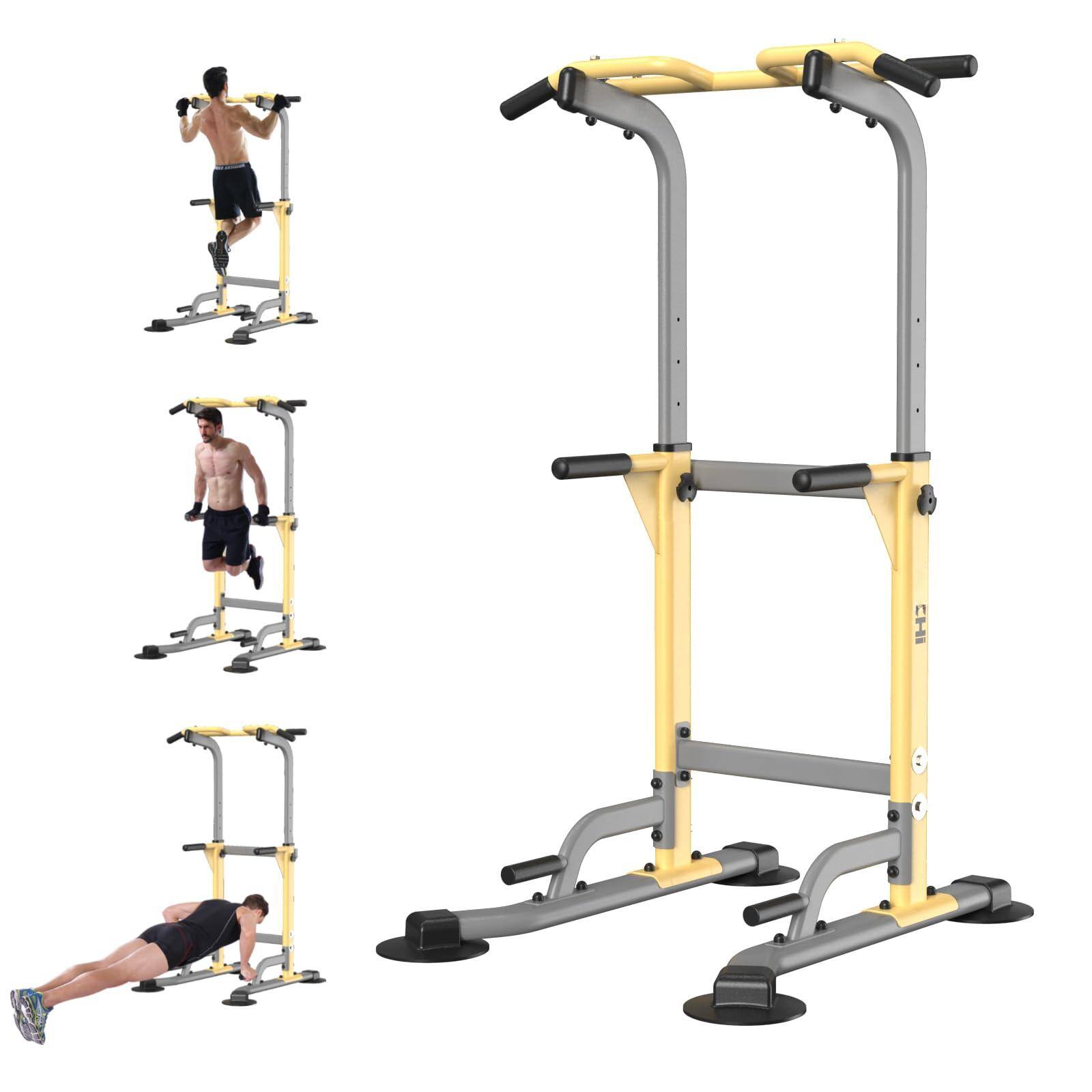 Front. ThinkLink Electronic - Dip Station - Home Gym Strength Pull-ups Dip-ups s - upgrade.