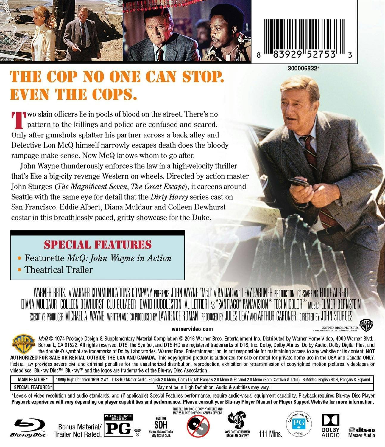 Back. McQ [Blu-ray].