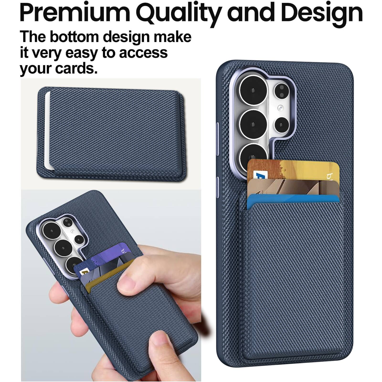 Premium Quality and Design

The bottom design makes it very easy to access your cards.