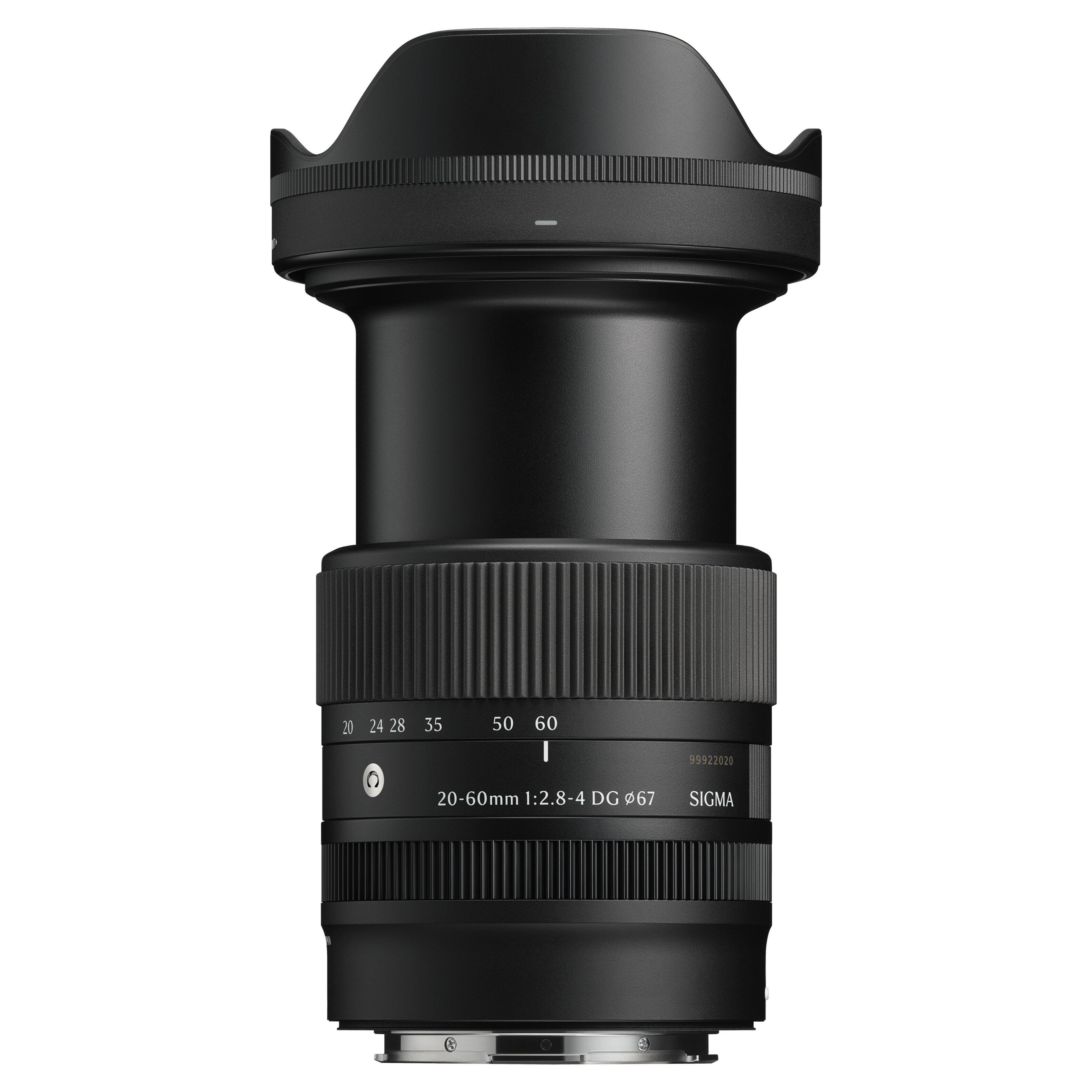 20 24 28 35 50 60  
20-60mm 1:2.8-4 DG 67  
99922020  
SIGMA