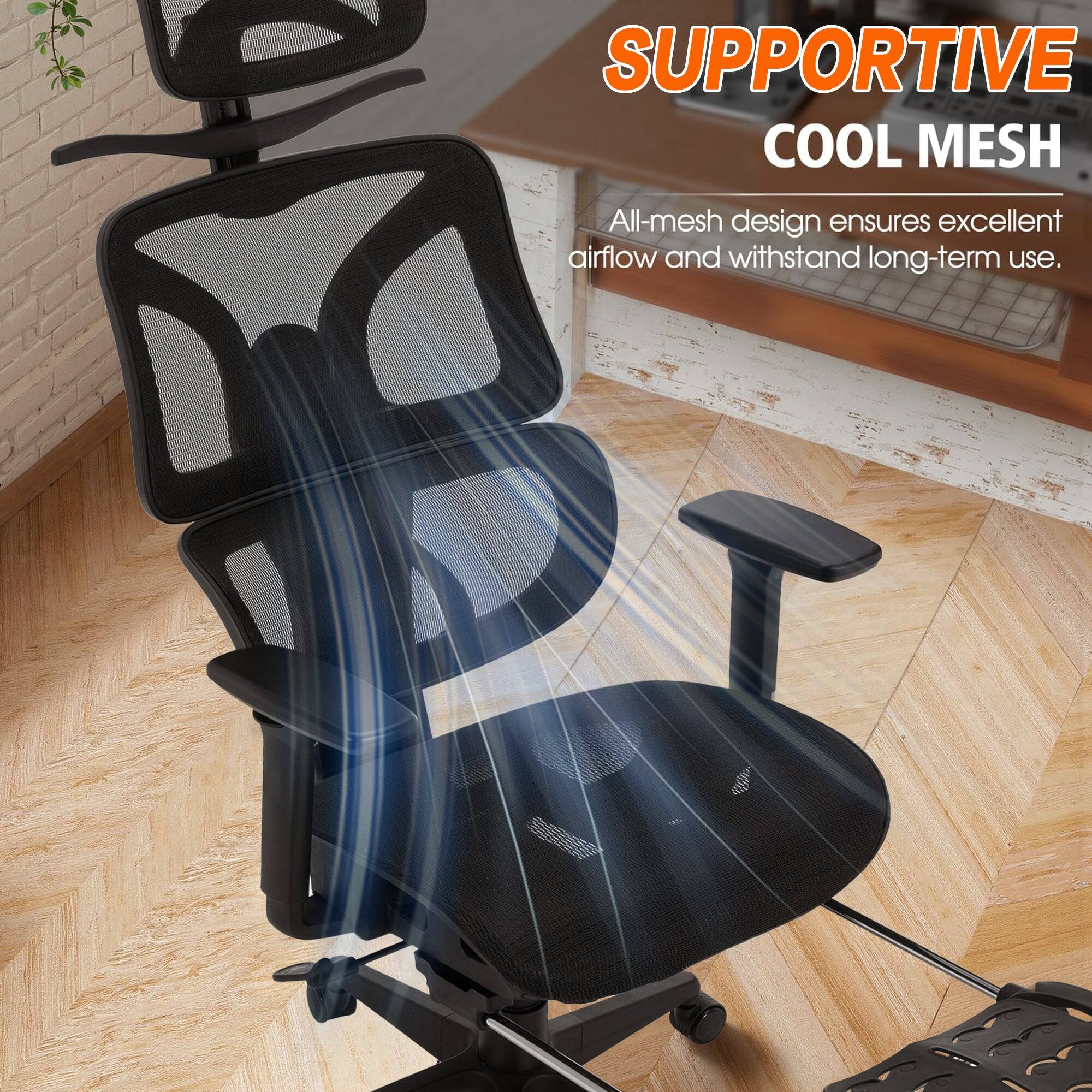 SUPPORTIVE COOL MESH

All-mesh design ensures excellent airflow and withstand long-term use.