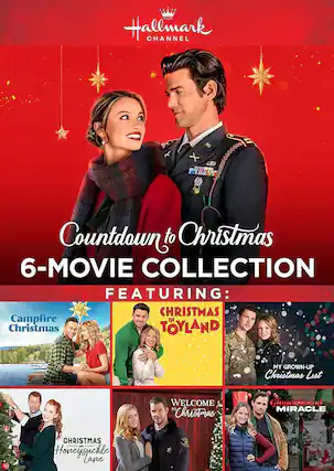Front. Hallmark Channel Countdown to Christmas 6-Movie Collection - DVD.