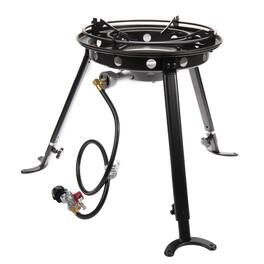 Eastman Outdoors - Big Kahuna Burner, Handles Woks up to 22" and Pots up to 36 qts - Black
