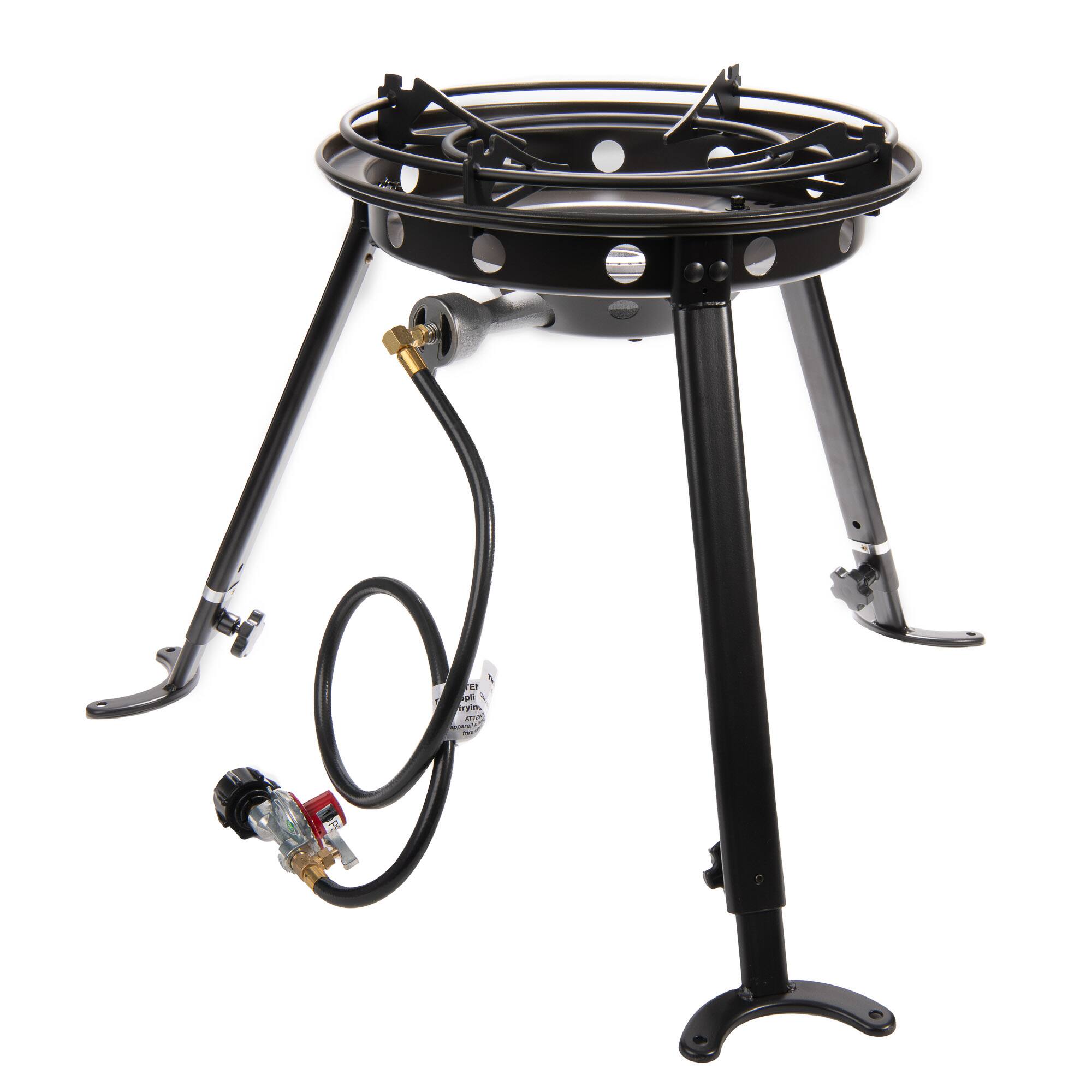 Front. Eastman Outdoors - Eastman Outdoors Big Kahuna Burner, Handles Woks up to 22" and Pots up to 36 qts - Black.