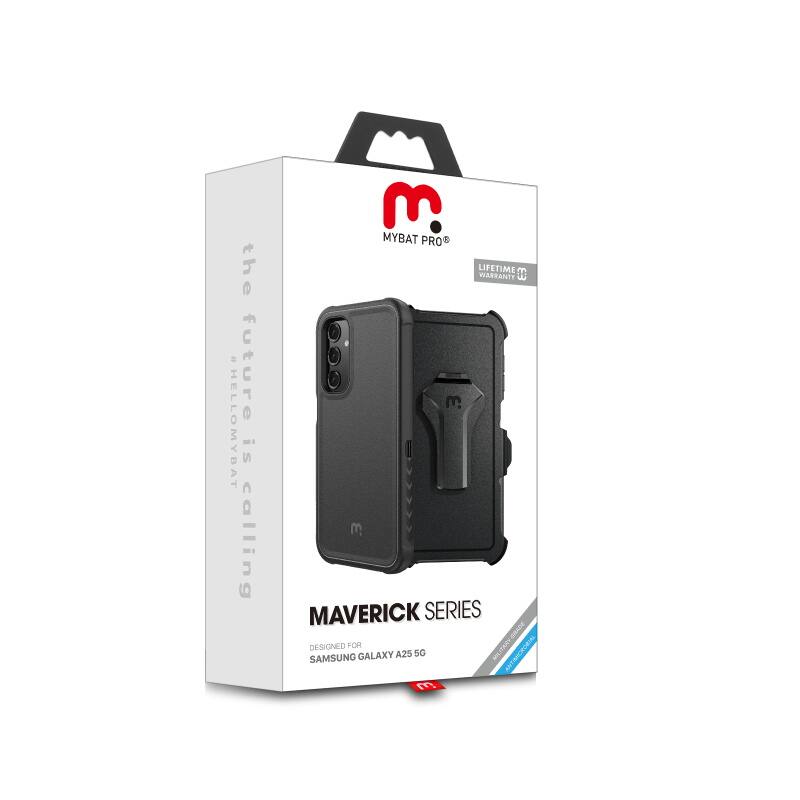the future HELLOMYBAT is calling  MYBAT PRO LIFETIME WARRANTY  MAVERICK SERIES DESIGNED FOR SAMSUNG GALAXY A25 5G