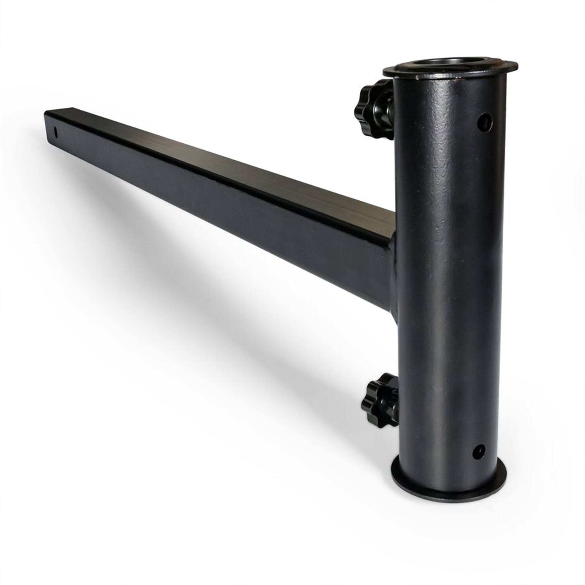 Alt View 2. Camco - Camco Durable Alloy Steel Hitch Mount Umbrella Holder for Shaded Outdoor Events - Black.
