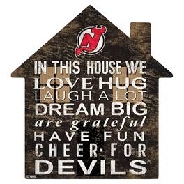Fan Creations - New Jersey Devils 12'' Team House Sign - Multicolor
