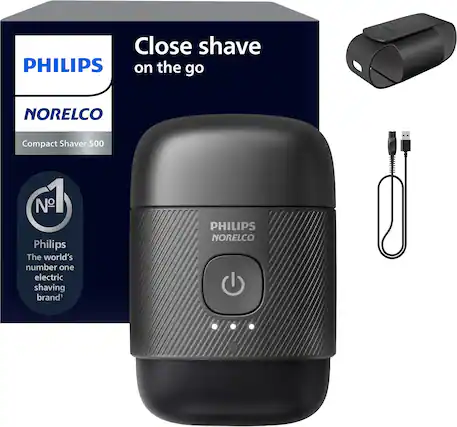 Close shave on the go
PHILIPS NORELCO Compact Shaver 500
PHILIPS The world's number one electric shaving brand
