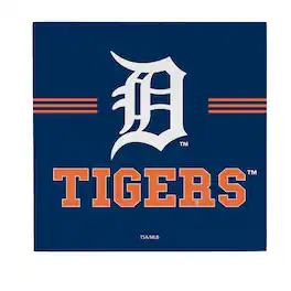 Evergreen Enterprises - Detroit Tigers 12" x 12" Wood Wall Sign - Multicolor