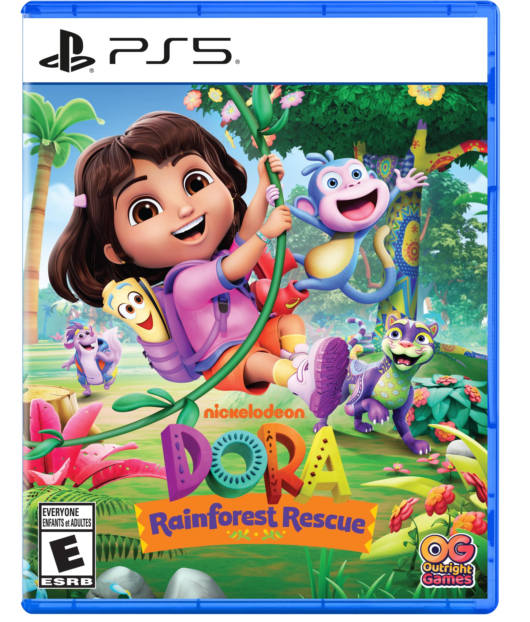 Dora: Rainforest Rescue - PlayStation 5 - Front_Zoom