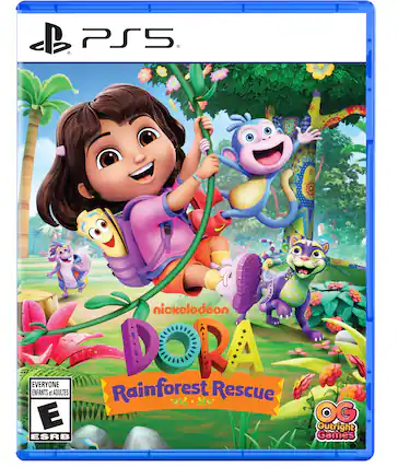 PS5 nickelodeon DORA EVERYONE ENFANTS et ADULTES Rainforest Rescue E OG Outright ESRB Games - E (Everyone)