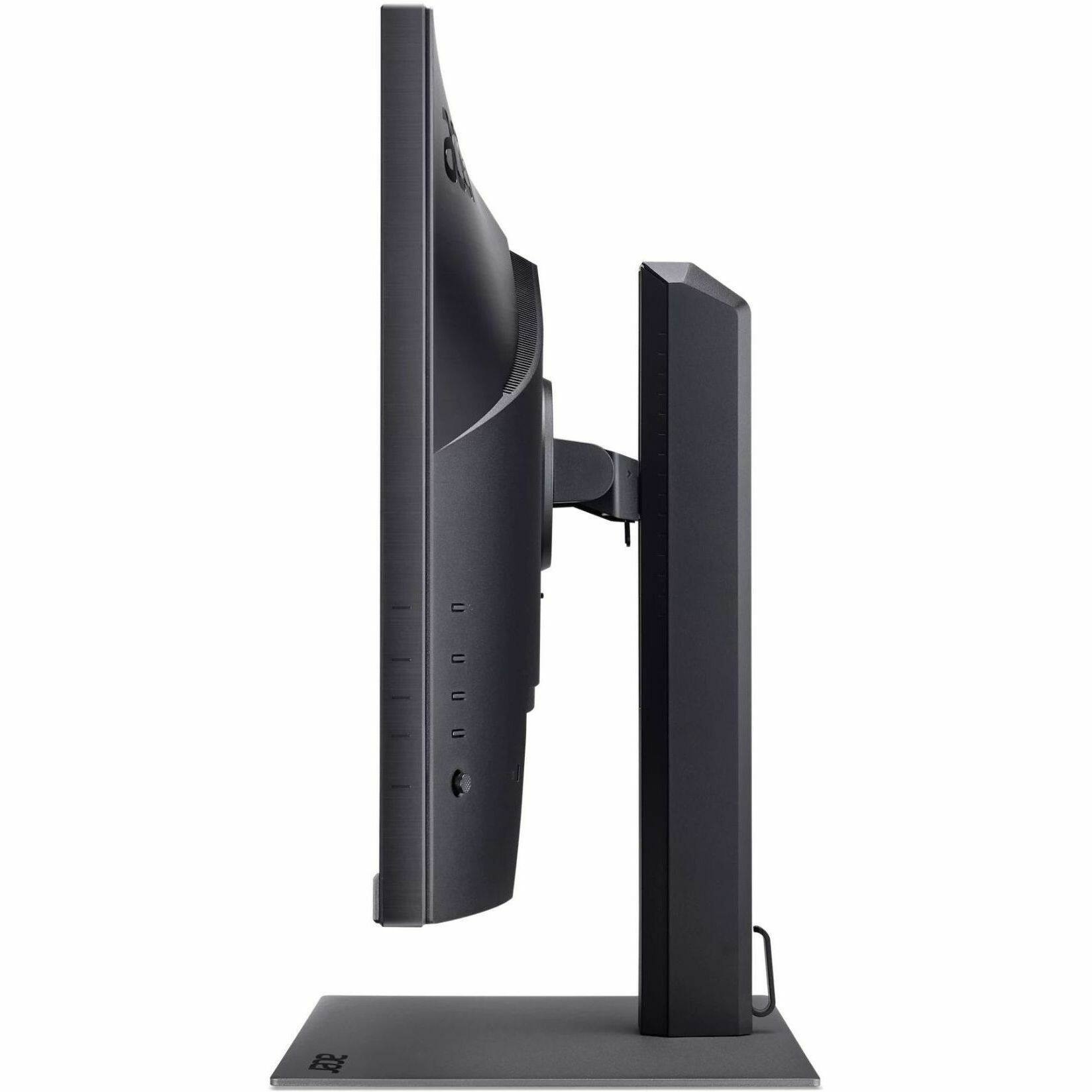 Left. Acer - 27" 4K IPS Monitor UM.HB7AA.B01 - Black.
