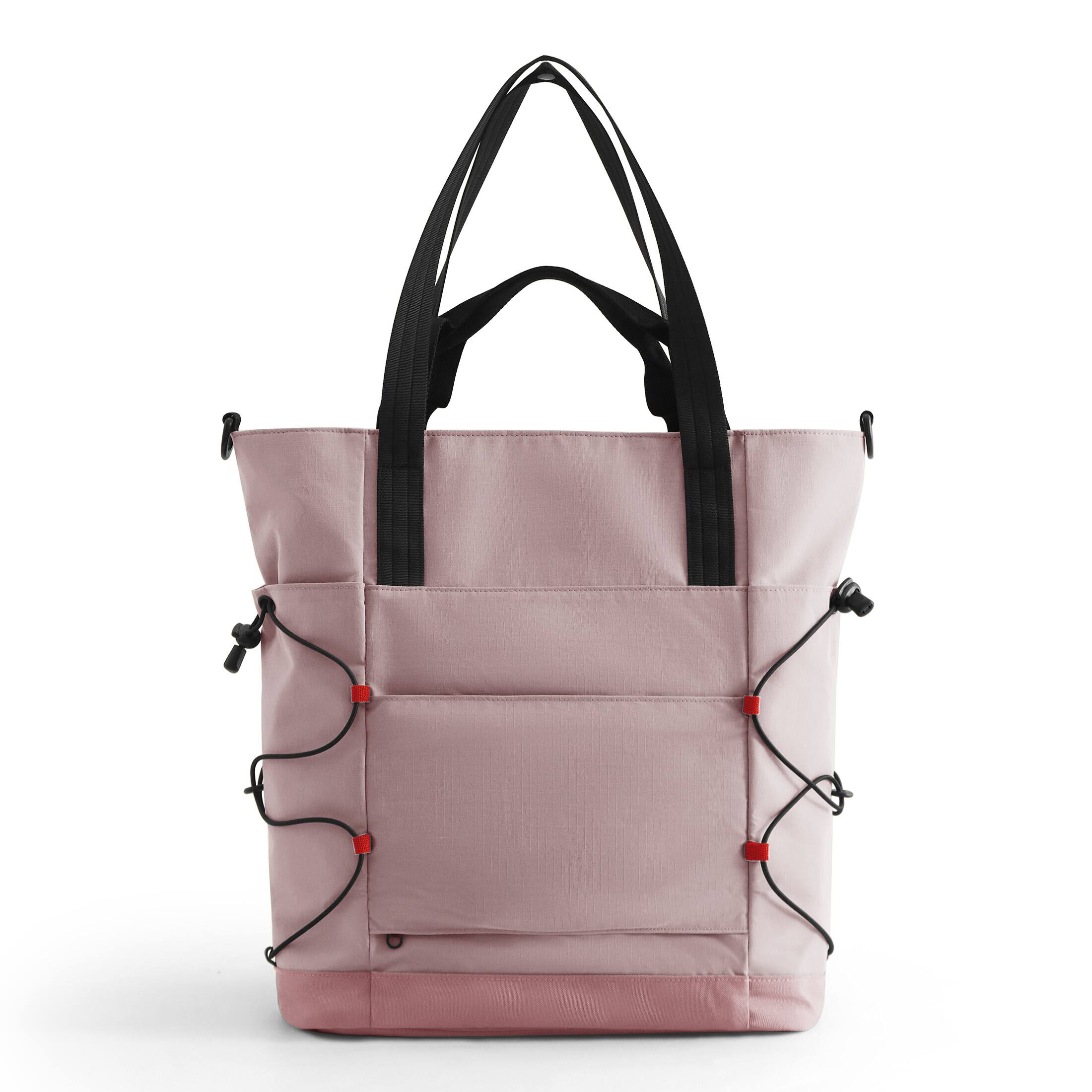 Back. Bagsmart - Focus 23L Sport Tote, Water-Resistant Gym & Work Tote with 15.6" Laptop Sleeve for Daily Use - Lotus.