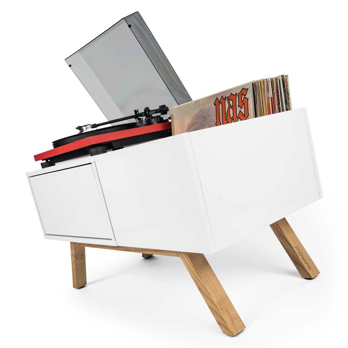 Alt View 7. Glorious - Glorious Turntable Lowboard with Integrated Record Box.