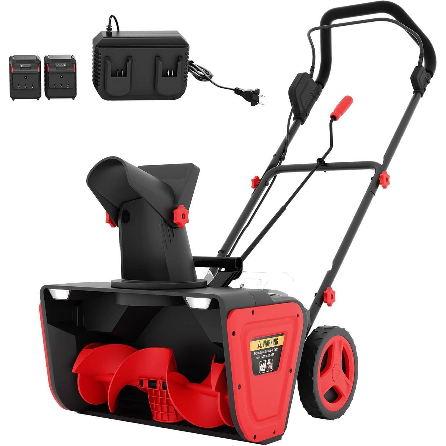 A WARNING
Do not put your hand near moving parts