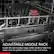 ADJUSTABLE MIDDLE RACK
Lower the rack to place large dishes inside or raise it to make room for platters and more in the rack below.